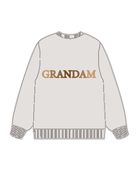 320g Grandma Floral Printed Cotton Sweatshirt Emma Bridess