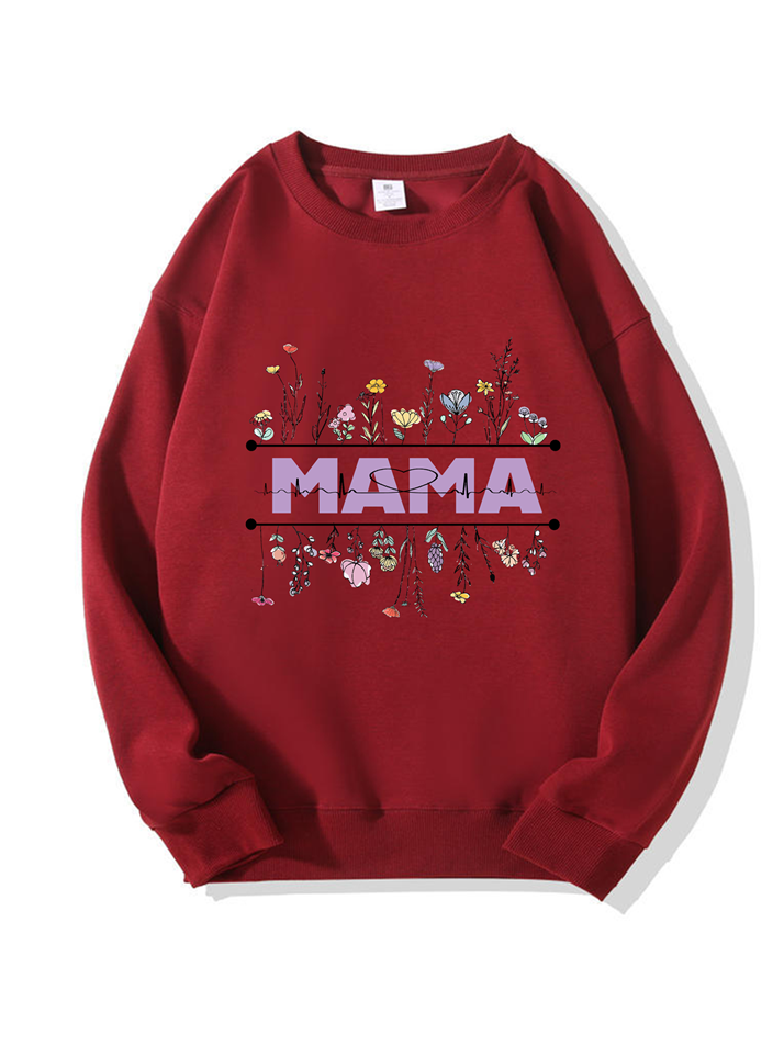 320g Floral Mama Cotton Sweatshirt Emma Bridess