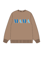 320g Blue Butterfly Mama Printed Cotton Sweatshirt Emma Bridess