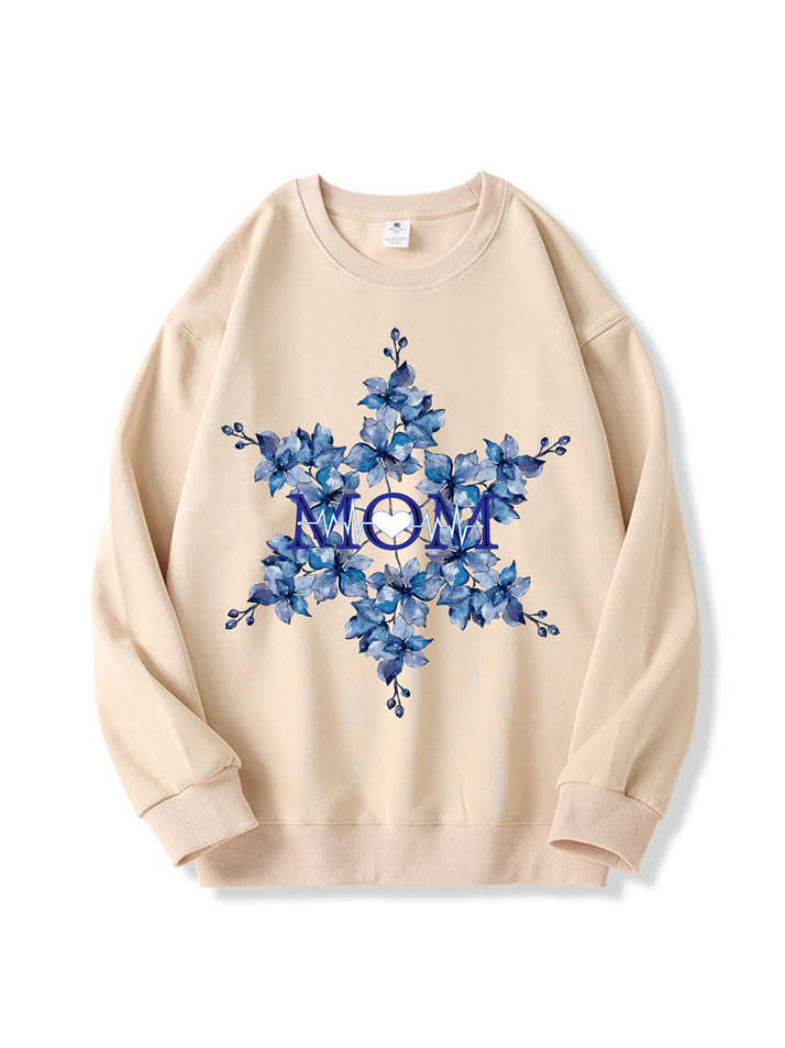 320g Mom Garland Printed Cotton Sweatshirt Emma Bridess