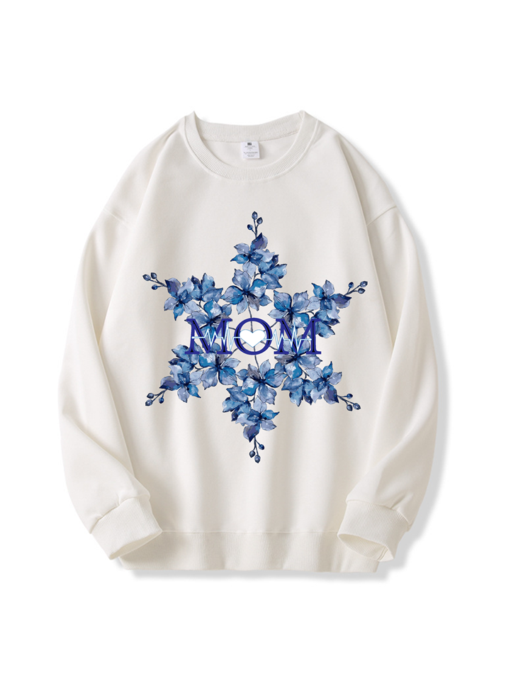 320g Mom Garland Printed Cotton Sweatshirt Emma Bridess