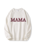 320g Leopard Print MAMA Printed Cotton Sweatshirt Emma Bridess