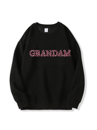 320g Leopard Print Grandma Letter Printed Cotton Sweatshirt Emma Bridess