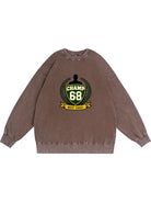 350g NFL Football Wash Old Cotton Sweatshirt Emma Bridess