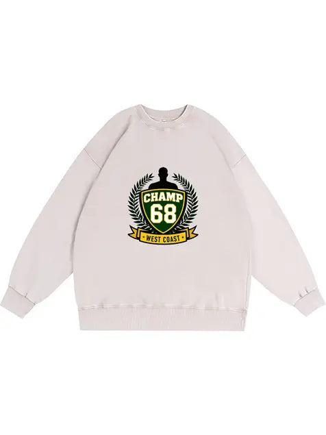 350g NFL Football Wash Old Cotton Sweatshirt Emma Bridess