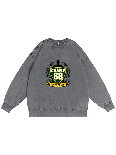 350g NFL Football Wash Old Cotton Sweatshirt Emma Bridess