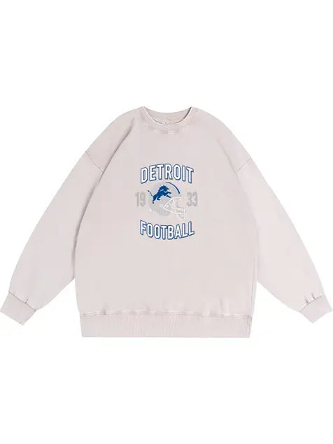 350g NFL Detroit Lions Wash Old Cotton Sweatshirt Emma Bridess