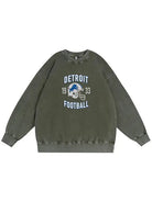 350g NFL Detroit Lions Wash Old Cotton Sweatshirt Emma Bridess