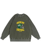 350g NFL Green Bay Packers Wash Old Cotton Sweatshirt Emma Bridess