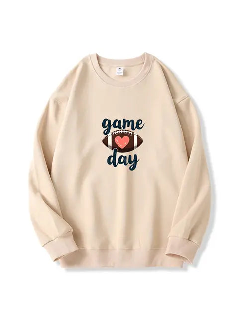 320g NFL Game Day Football Cotton Sweatshirt Emma Bridess