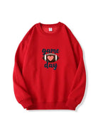 320g NFL Game Day Football Cotton Sweatshirt Emma Bridess