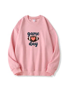 320g NFL Game Day Football Cotton Sweatshirt Emma Bridess