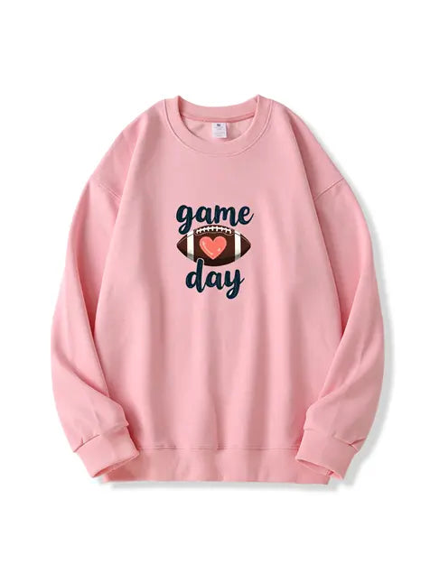 320g NFL Game Day Football Cotton Sweatshirt Emma Bridess