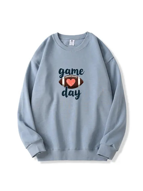 320g NFL Game Day Football Cotton Sweatshirt Emma Bridess