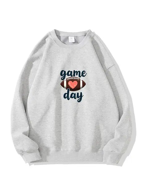 320g NFL Game Day Football Cotton Sweatshirt Emma Bridess