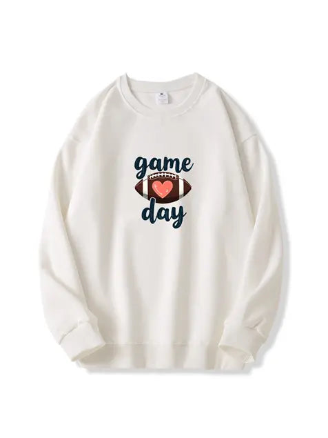 320g NFL Game Day Football Cotton Sweatshirt Emma Bridess