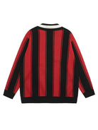 Focus Vertical Striped Sweater Man Sweatshirt