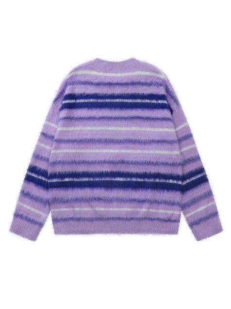 Women Type Geesas Contrasting Striped Sweatshirt