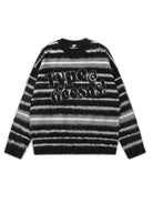 Women Type Geesas Contrasting Striped Sweatshirt