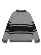 Splice Contrast POLO Neck Sweater