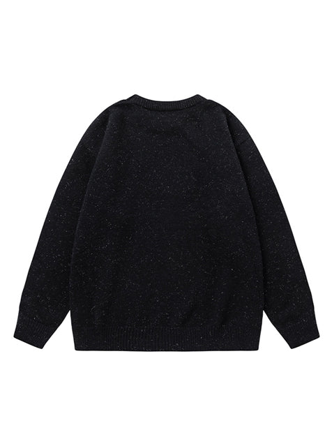 Colored Bggte Towel Embroidered Sparkly Sweater Women