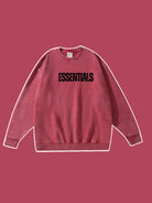 Essentials Hoodie Wash Old Vintage Essentials Sweatshirt 420g