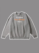 450g Custom Wash Color Basic Cotton Sweatshirt