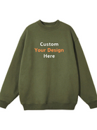 Custom Letter Printed Organic Cotton Sweatshirt