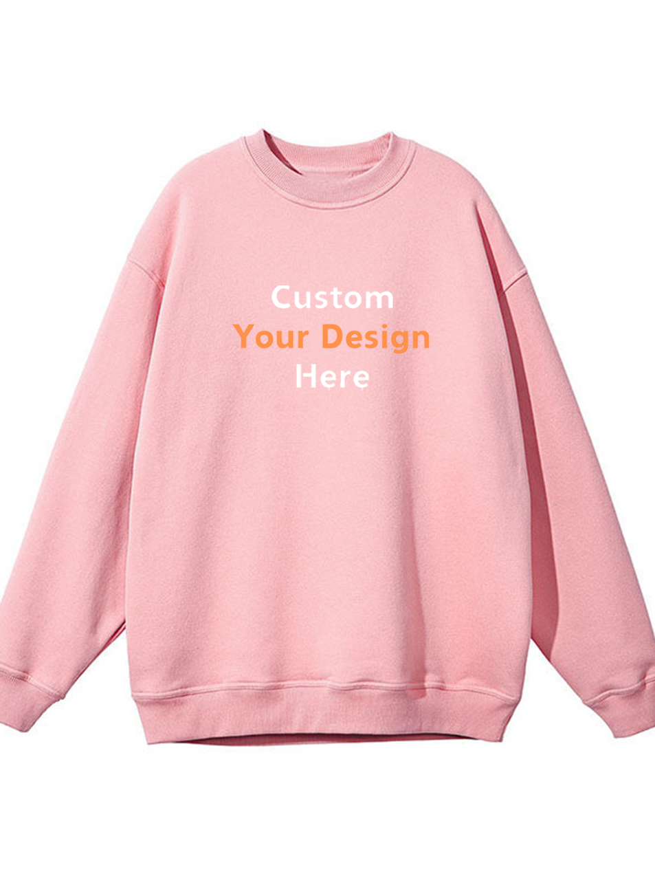 Custom Letter Printed Organic Cotton Sweatshirt