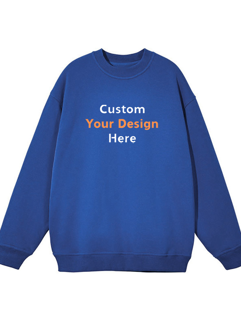 Custom Letter Printed Organic Cotton Sweatshirt