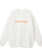 Custom Letter Printed Organic Cotton Sweatshirt