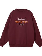 Custom Letter Printed Organic Cotton Sweatshirt