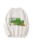 320g St. Patrick's Day Printed Cotton Sweatshirt Emma Bridess