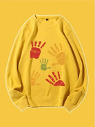 Colorful Hand Graphic Custom Sweatshirt