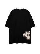 Street Life Men Cartoon Letter Graphic Tee - Emma Bridess