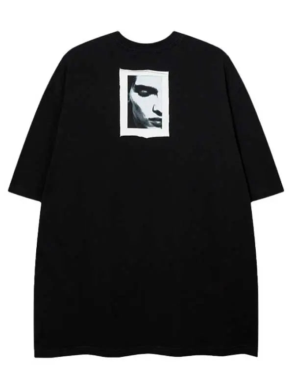 Colorblock Men's Pattern Printed Drop Shoulder T-Shirt - Emma Bridess