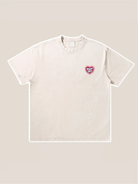 Heart Pattern Washed Vintage Cotton T-Shirt - Emma Bridess