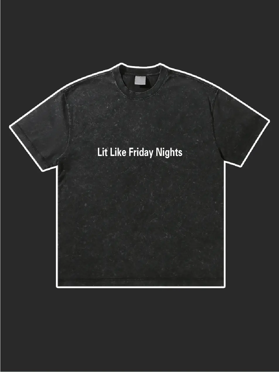 Lit Like Friday Nights Embroidered T-Shirt - Emma Bridess