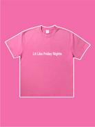 Lit Like Friday Nights Embroidered T-Shirt - Emma Bridess