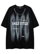 Daily Style Y2K Graphic Tee With Necklace - Emma Bridess