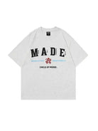 Simple Letter Printed Tees