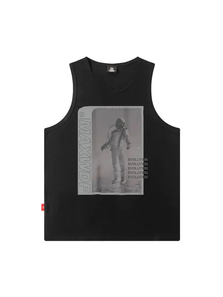 Hip Hop Vintage Sleeveless Shirt