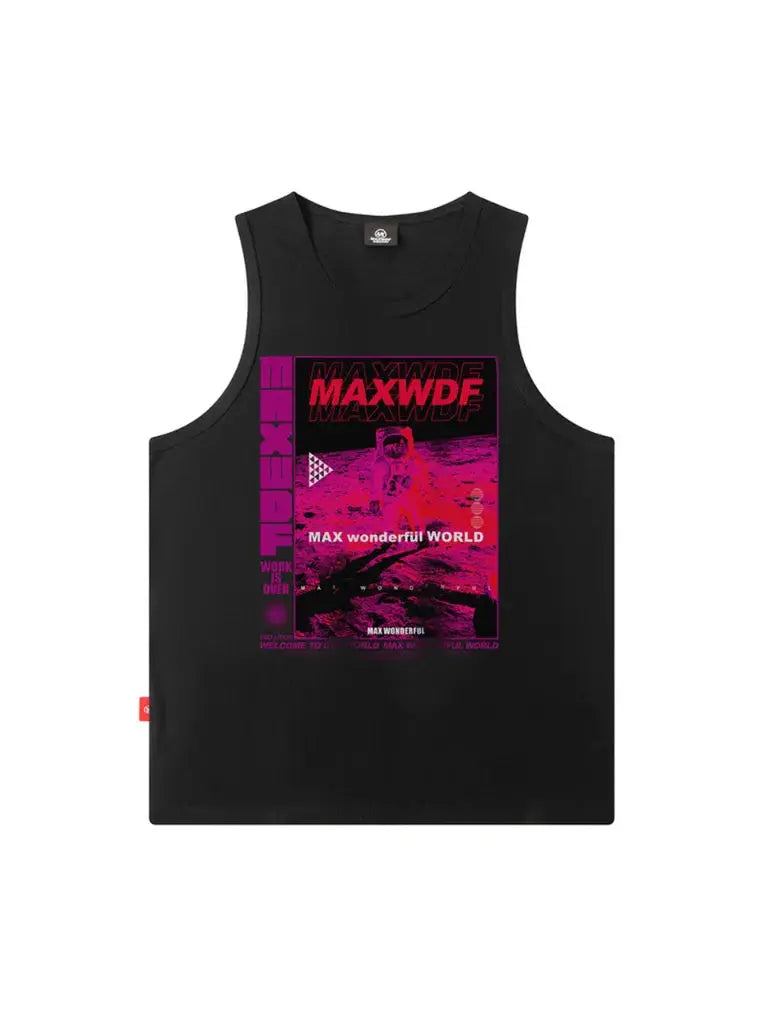 Hip Hop Vintage Sleeveless Shirt