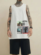 Hip Hop Vintage Sleeveless Shirt