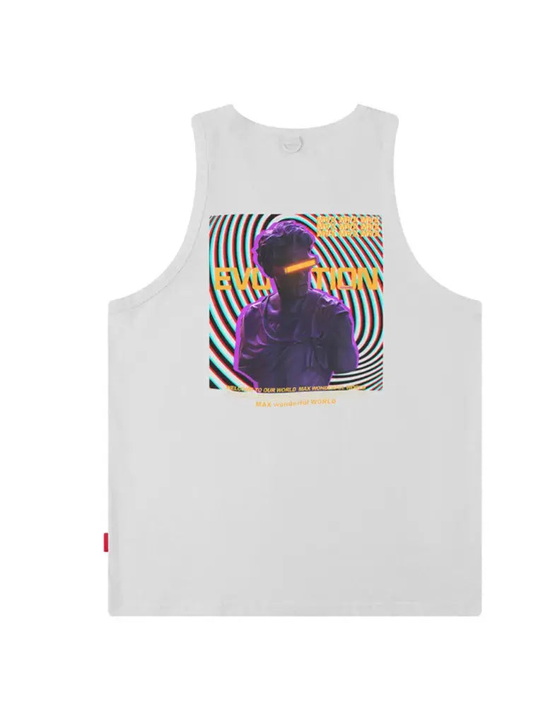 Hip Hop Vintage Sleeveless Shirt