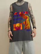 Hip Hop Vintage Vest Sleeveless Shirt