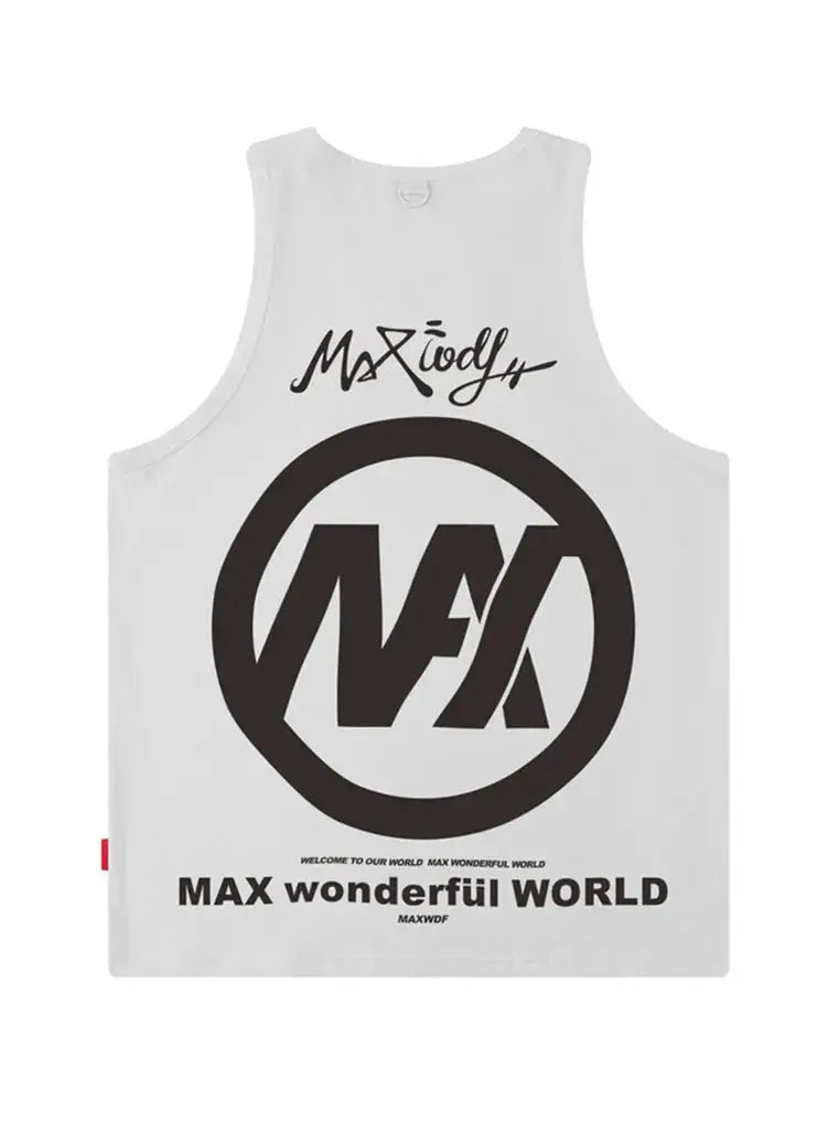 Big Print Logo Sleeveless T-shirt