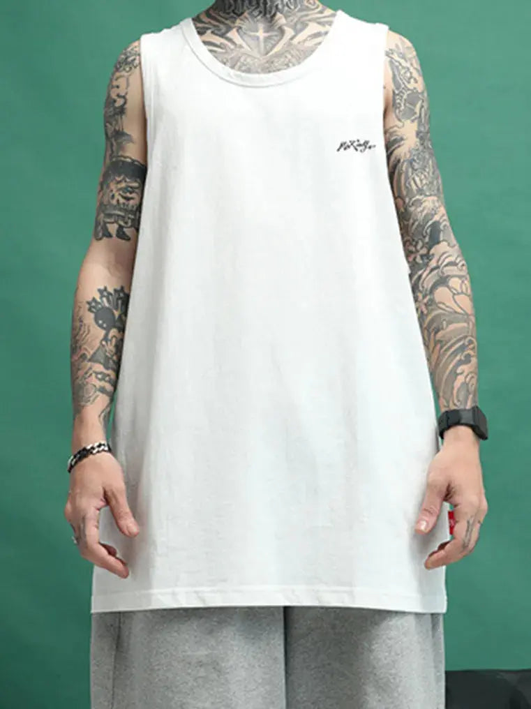 Big Print Logo Sleeveless T-shirt