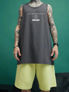 Hip Hop Cotton Printed Vest Sleeveless T-shirt