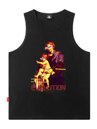 Hip Hop Cotton Printed Vest Sleeveless T-shirt